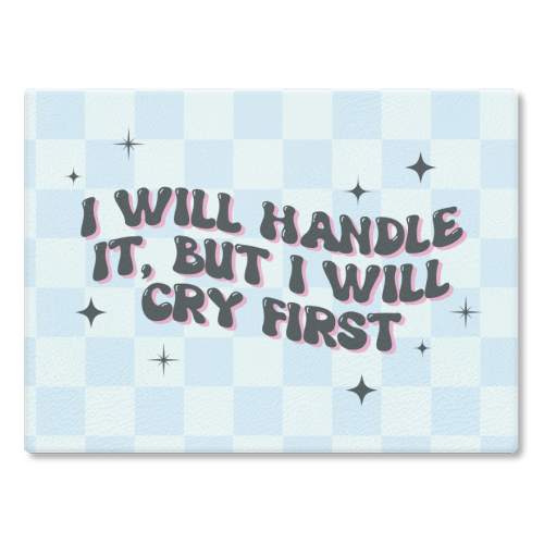 Handle It - glass chopping board by Pink and Pip