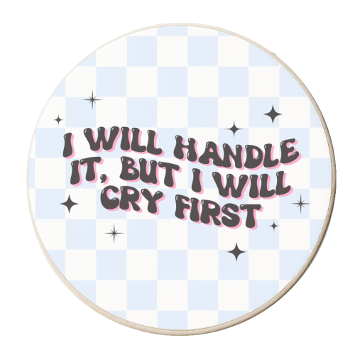 Handle It - personalised beer coaster by Pink and Pip