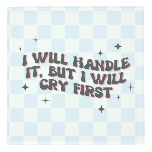 Handle It - personalised beer coaster by Pink and Pip