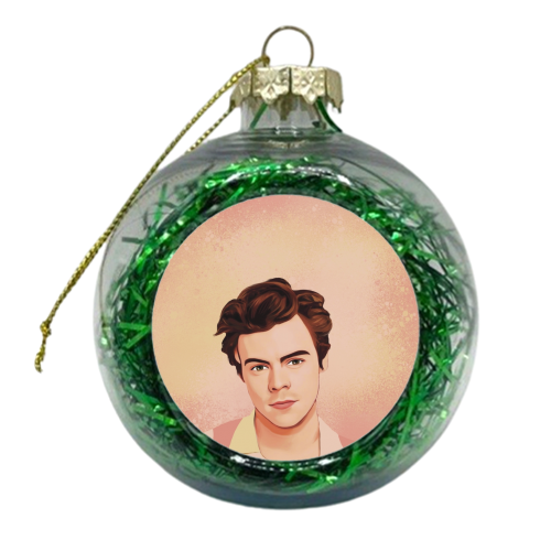 Handsome Harry - xmas bauble by Giddy Kipper
