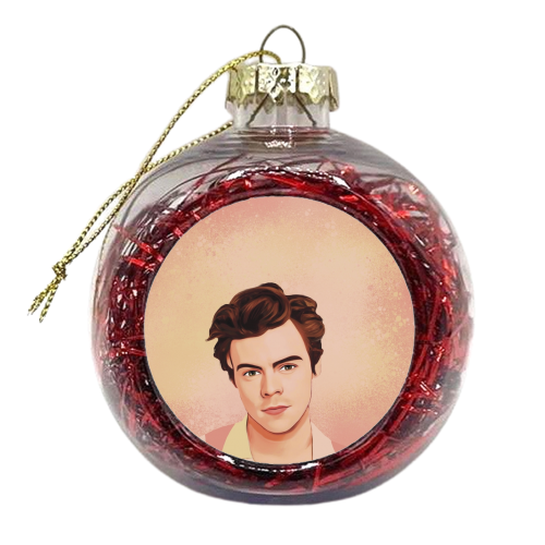 Handsome Harry - xmas bauble by Giddy Kipper