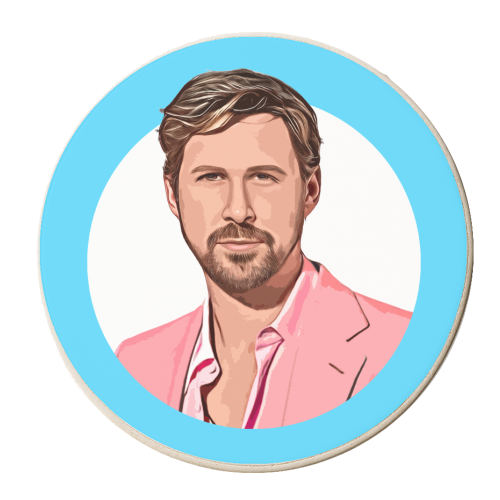 HANDSOME K - personalised beer coaster by DOLLY WOLFE