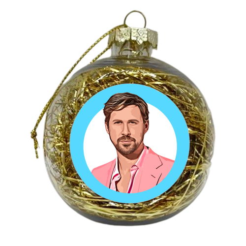 HANDSOME K - xmas bauble by DOLLY WOLFE