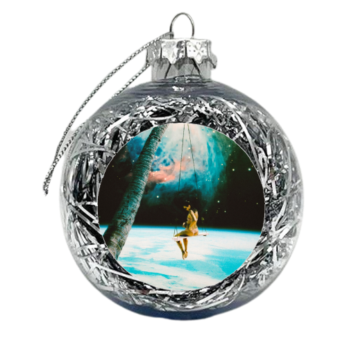 Hanging Out In Space - xmas bauble by taudalpoi
