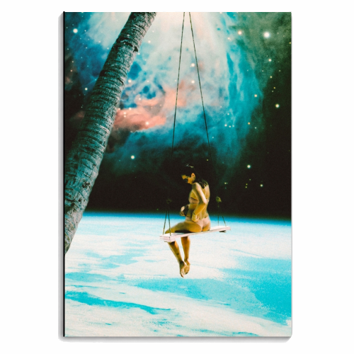 Hanging Out In Space - personalised A4, A5, A6 notebook by taudalpoi