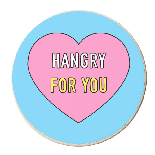 Hangry For You - personalised beer coaster by Adam Regester