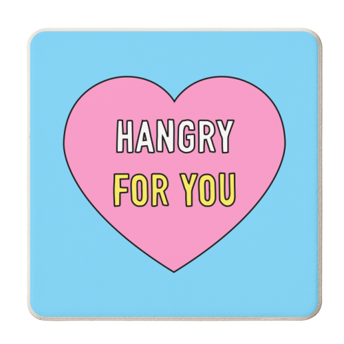 Hangry For You - personalised beer coaster by Adam Regester