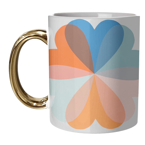 Hannah Carvell, Hearts and Flowers - unique mug by Hannah Carvell
