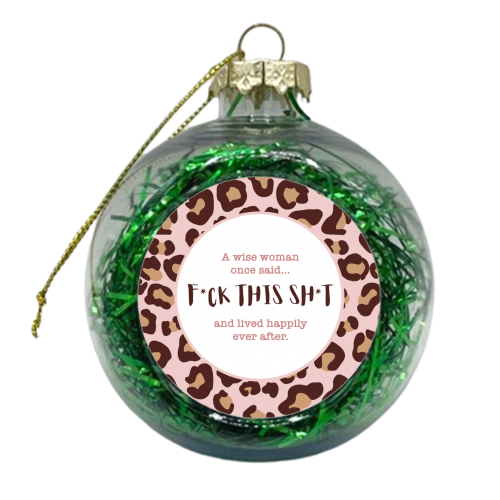 Happily Ever After - xmas bauble by Rock and Rose Creative