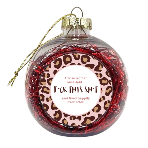 Happily Ever After - xmas bauble by Rock and Rose Creative