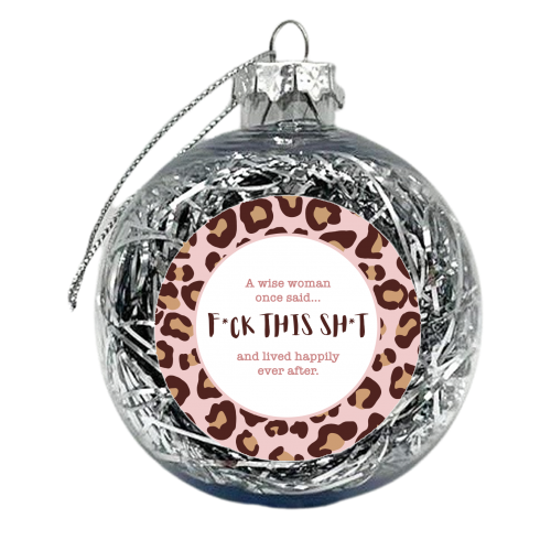 Happily Ever After - xmas bauble by Rock and Rose Creative