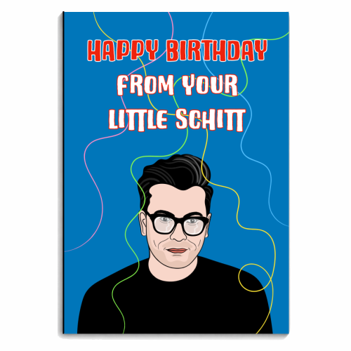 Happy Birthday From Your Little Schitt - personalised A4, A5, A6 notebook by Adam Regester