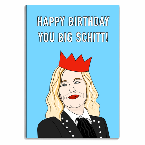 Happy Birthday You Big Schitt! - personalised A4, A5, A6 notebook by Adam Regester