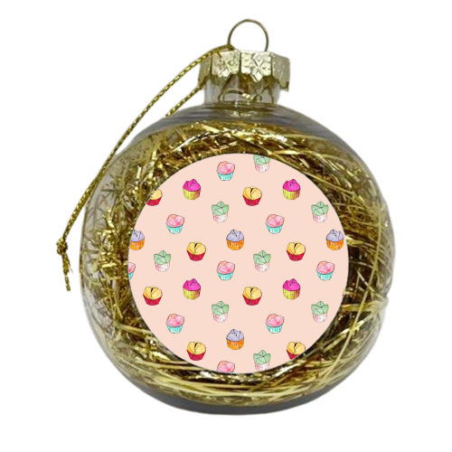 Happy Cakes - xmas bauble by happeemonkee