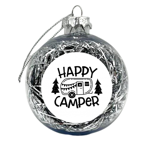 happy camper - xmas bauble by Anastasios Konstantinidis