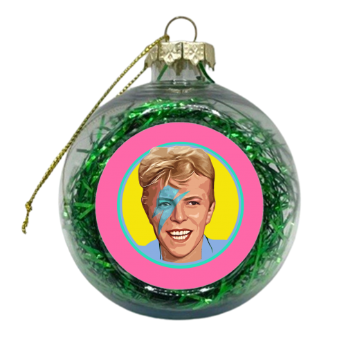 HAPPY DAVID - xmas bauble by DOLLY WOLFE