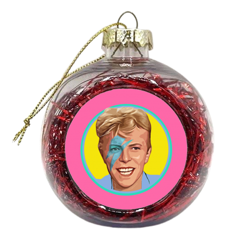 HAPPY DAVID - xmas bauble by DOLLY WOLFE