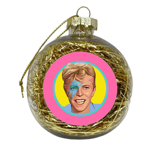 HAPPY DAVID - xmas bauble by DOLLY WOLFE