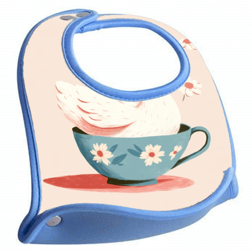 Happy Duck - feeding bib by DejaReve