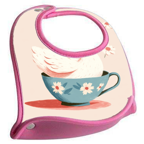 Happy Duck - feeding bib by DejaReve