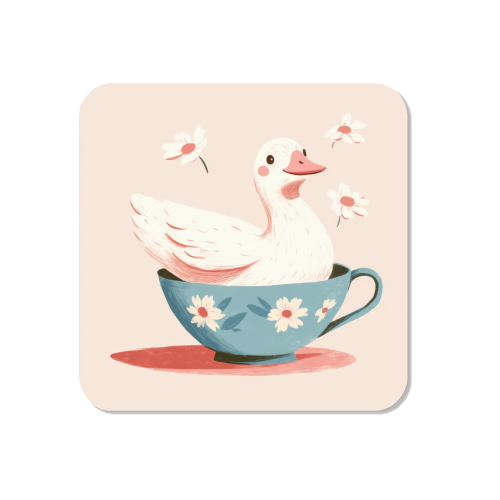 Happy Duck - Magnet by DejaReve