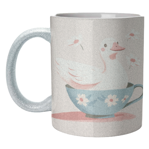 Happy Duck - unique mug by DejaReve
