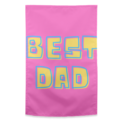 Happy Fathers Day - funny tea towel by FunkyAdi.com