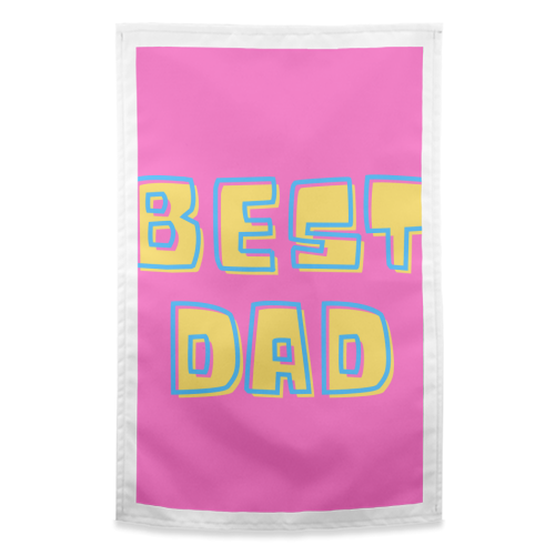 Happy Fathers Day - funny tea towel by FunkyAdi.com