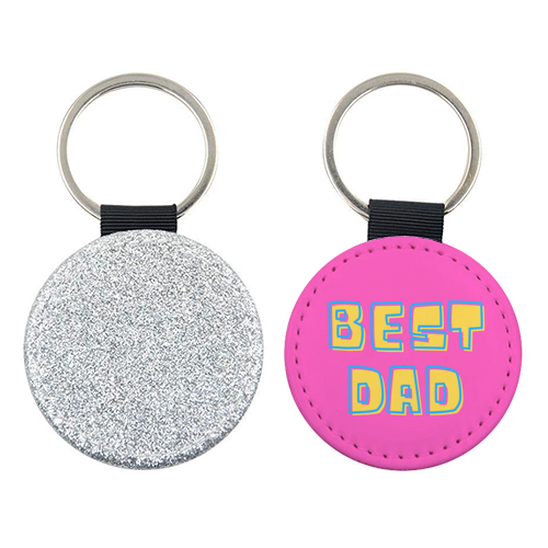 Happy Fathers Day - keyring by FunkyAdi.com