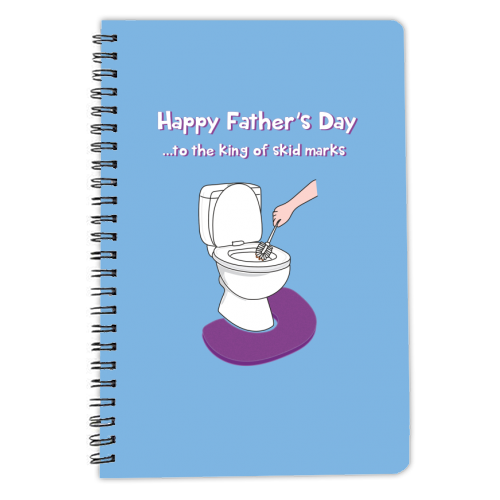 Happy Father's Day - personalised A4, A5, A6 notebook by Laura Lonsdale