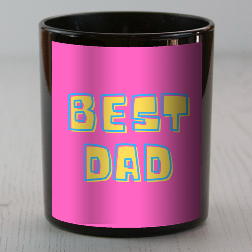 Happy Fathers Day - scented candle by FunkyAdi.com