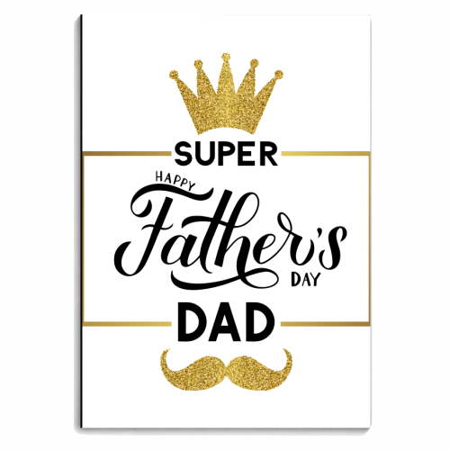 Happy Father's day - Super Dad - personalised A4, A5, A6 notebook by Anastasios Konstantinidis