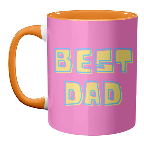 Happy Fathers Day - unique mug by FunkyAdi.com