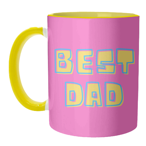 Happy Fathers Day - unique mug by FunkyAdi.com