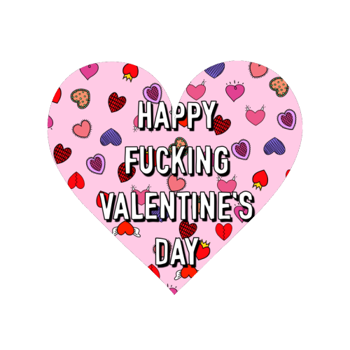 Happy Fucking Valentine's Day - Magnet by Adam Regester