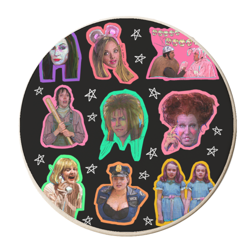 HAPPY HALLOWEEN - personalised beer coaster by Beverley Rae