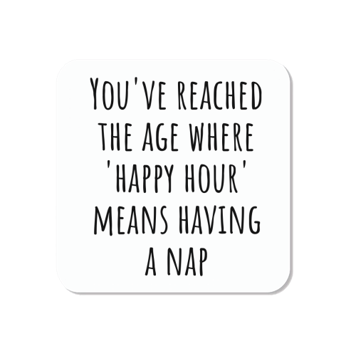 “Happy Hour” Means Nap Time – Funny Retirement Gift for a Coworker Entering Pension Life - Magnet by skattia ilie