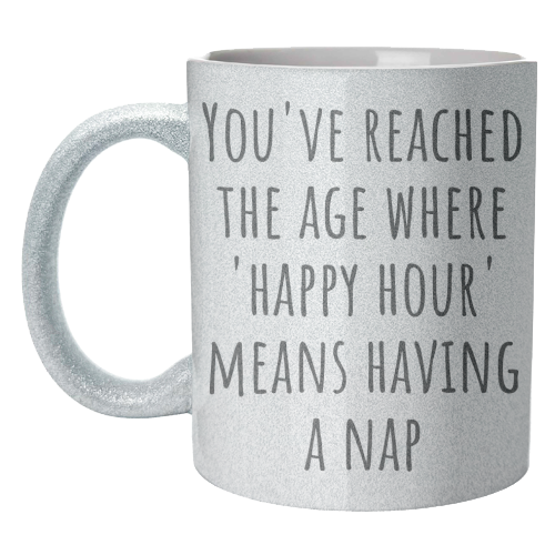“Happy Hour” Means Nap Time – Funny Retirement Gift for a Coworker Entering Pension Life - unique mug by skattia ilie