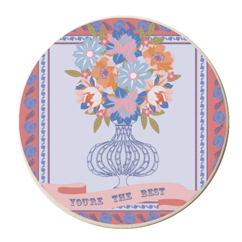 Happy Mothers Day - personalised beer coaster by Luxe and Loco