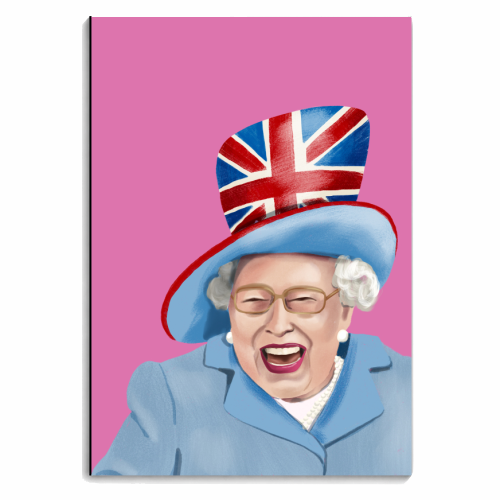 Happy Queen - personalised A4, A5, A6 notebook by Sarah Wilkinson
