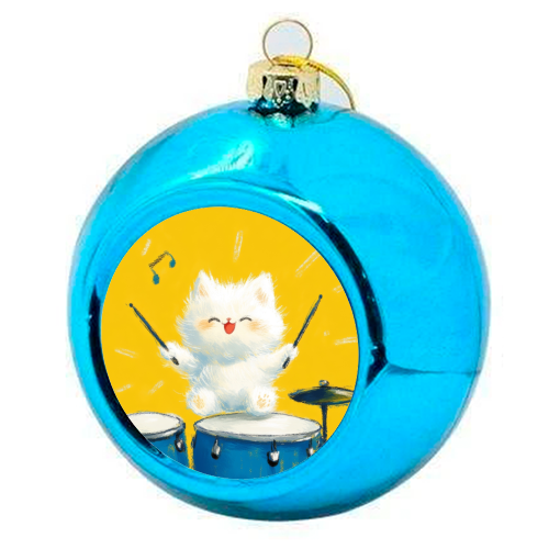 Happy song - colourful christmas bauble by DejaReve