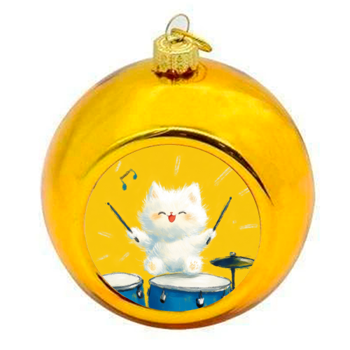 Happy song - colourful christmas bauble by DejaReve