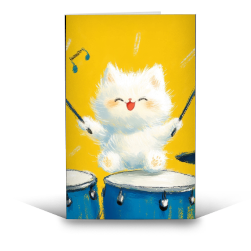 Happy song - funny greeting card by DejaReve