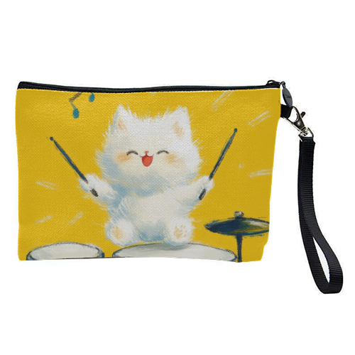 Happy song - pretty makeup bag by DejaReve