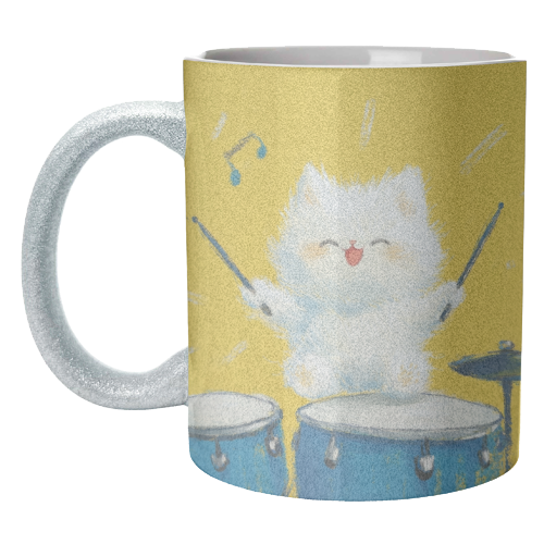 Happy song - unique mug by DejaReve