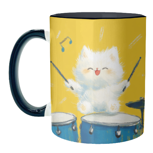 Happy song - unique mug by DejaReve