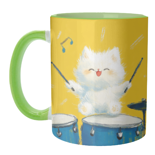 Happy song - unique mug by DejaReve