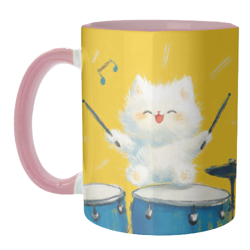 Happy song - unique mug by DejaReve