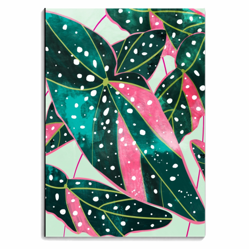 Haripriya | Modern Bohemian Botanical Painting | Watercolor Vintage Tropical Exotic Plants - personalised A4, A5, A6 notebook by Uma Prabhakar Gokhale