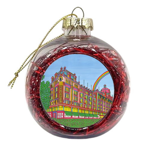 HARRODS LONDON - xmas bauble by Julie Littler